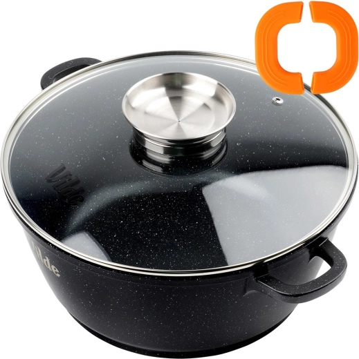 Glass lid with integrated dispenser