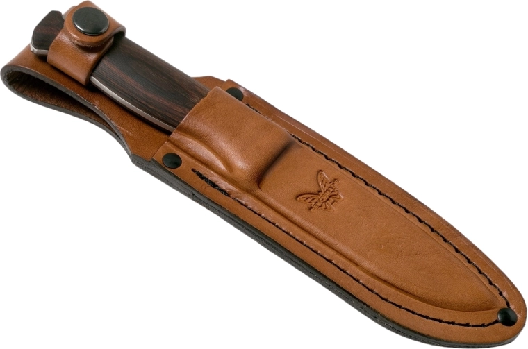 Stabilized wood and leather sheath
