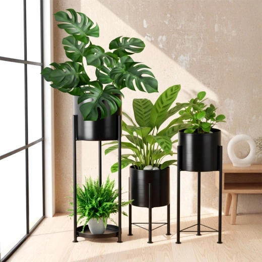 Trois hauteurs pour une mise en valeur efficace de la verdure