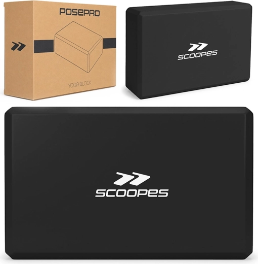 Blocco yoga PosePro nero - 1 pezzo