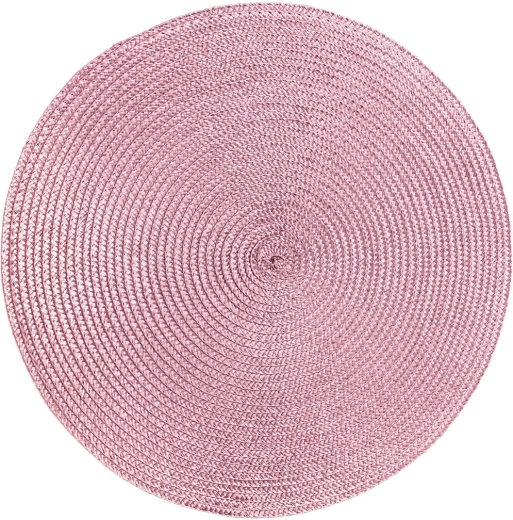 Set de table rond TONDO 38 cm rose
