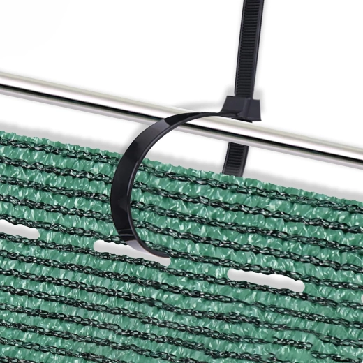 Installation facile avec 100 colliers de serrage