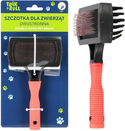 Pettine a doppia faccia per animali