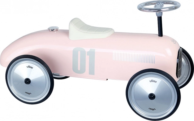 Pink Metal Balance Bike Vilac in Vintage Style