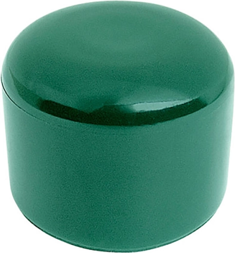 Plastic cap for round fence post 60 mm, green