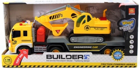 Tracteur-routeur avec pelle sur batterie 1:16