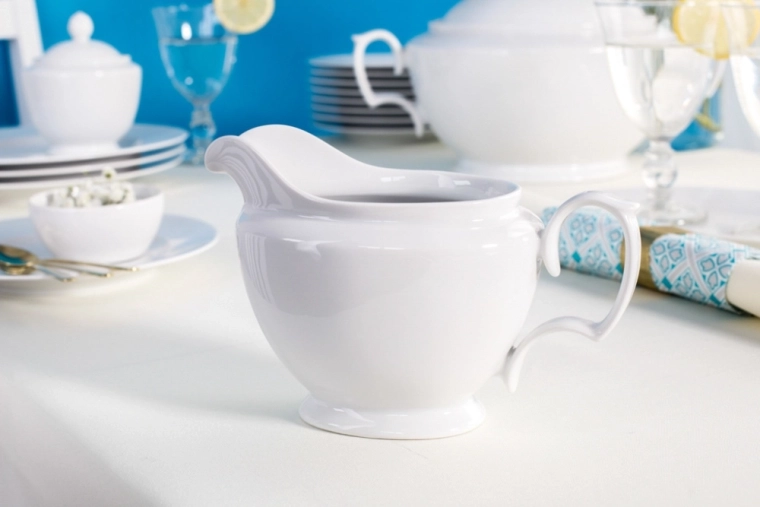 Sijoče bela porcelan s visokim sijajem