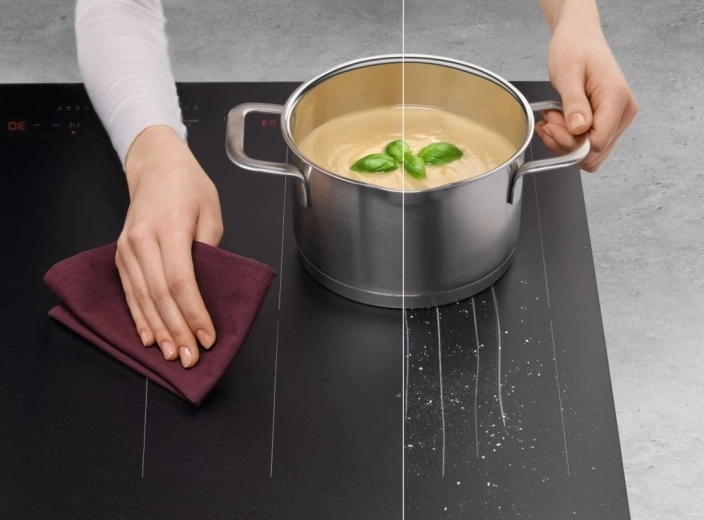 Matte Black Matt surface: beautiful, durable, and easy to clean