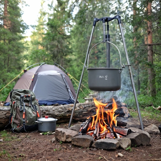 Pronta per fuoco e fornello