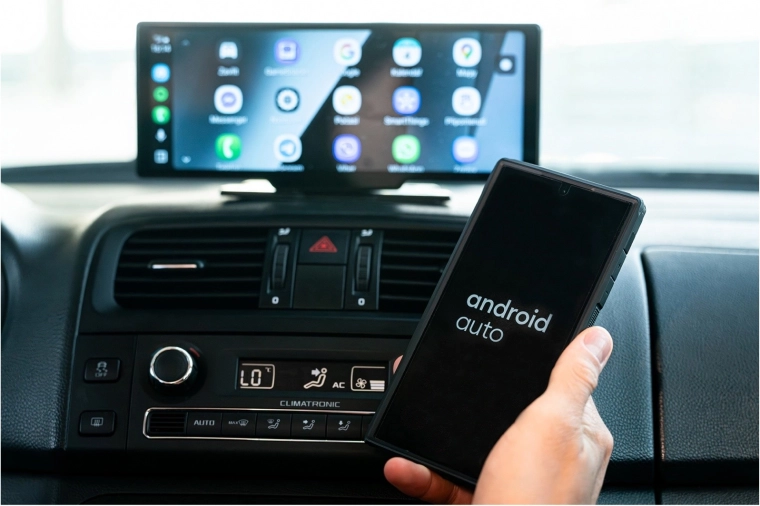 Wireless Apple CarPlay and Android Auto