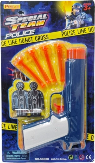 Set di tiro per bambini con pistola, bersagli e frecce