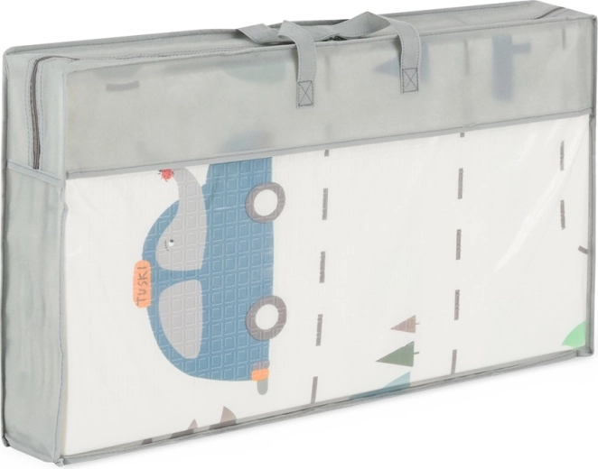 Folding design with practical bag