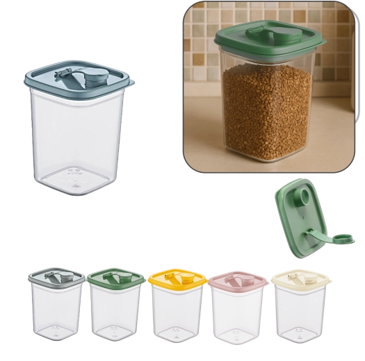 Kunststof voedselcontainer 1 l met dispenser Tower