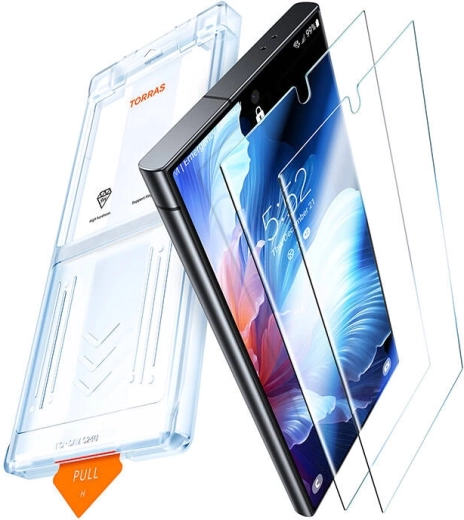Tempered Glass for Samsung S24 Torras Install Master