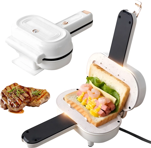 Non-stick plates for easy cleaning