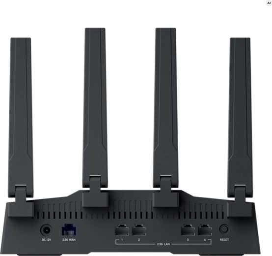 Pięć portów 2,5G i obsługa Multi‑WAN