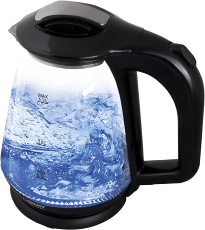 ESPERANZA MISSOURI Glass Electric Kettle 1.7 L, Black