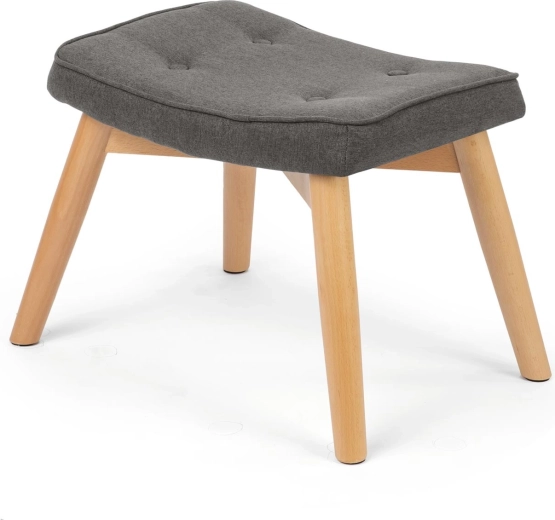 Sofotel Norse armchair footstool, dark grey