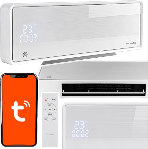 Barriera d’aria Maltec PT5800W-WH WiFi con telecomando - 1 pezzo