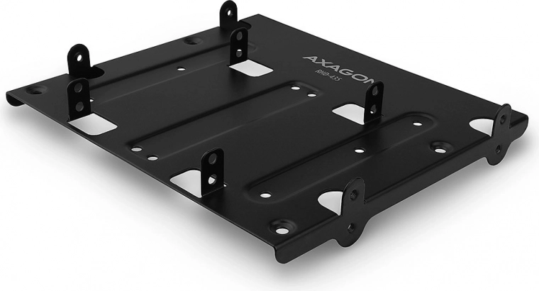 Kovový Montážny Rám na 4x 2.5" HDD do Pozície 5.25" čierna