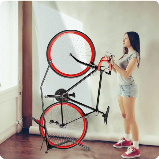 Fixation du vélo stable et sûre