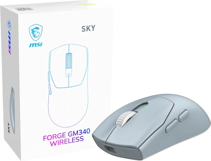 MSI Forge GM340 Wireless Sky mouse da gaming wireless