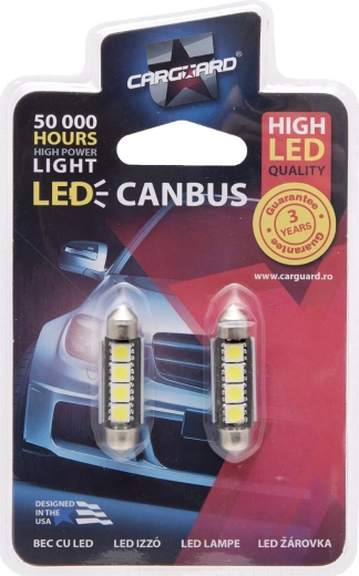 39 mm 12 V 3 W 6000 K LED Festoon Bulb