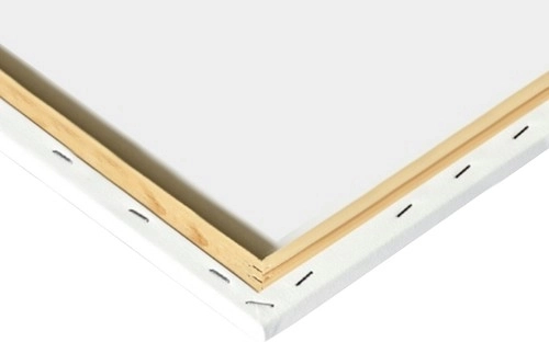 Plátno napnuté na dřevěném rámu