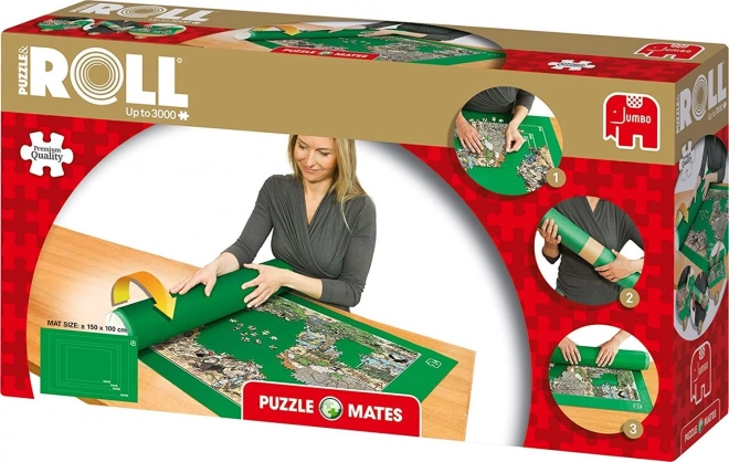 Tappetino arrotolabile per puzzle JUMBO 1500–3000 pezzi 150 × 100 cm