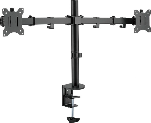 Stolni nosač za dva monitora 17–32" s rukama 390 mm LogiLink - 1 kom