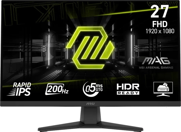 Monitor 27" MAG 272F LED, Full HD, 200 Hz, piatto, nero