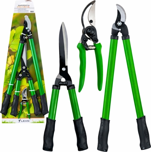 Set di forbici da giardino e cesoie - 3 pezzi