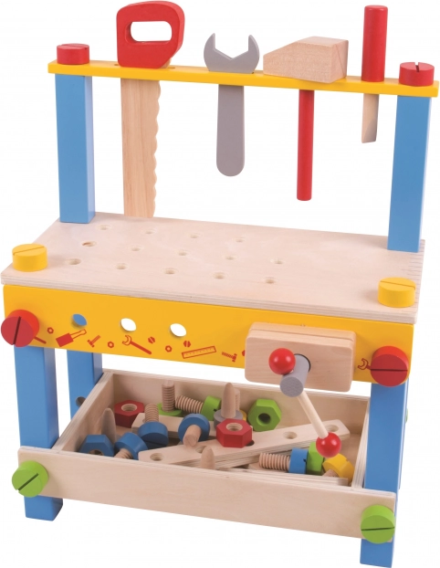 Banco da lavoro in legno per bambini Bigjigs Toys