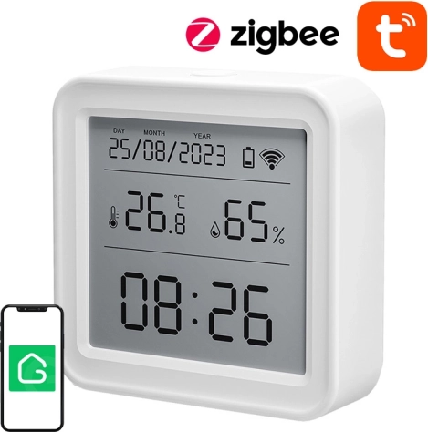Gosund ST17 smart Zigbee temperature and humidity sensor with LCD display