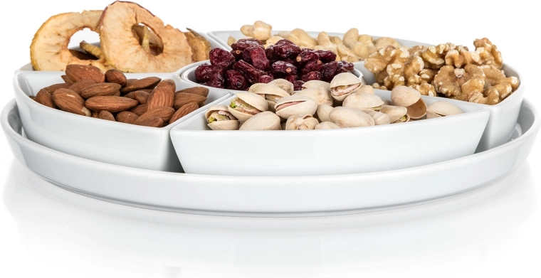 Idéal pour noix, dips et fruits