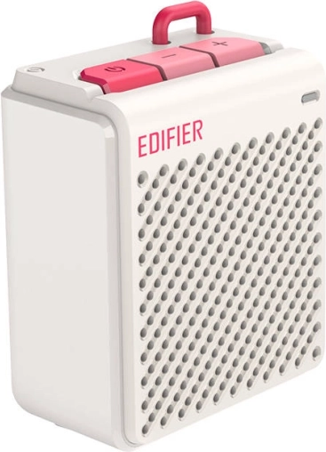 Altoparlante Bluetooth portatile Edifier MP85 bianco e rosa
