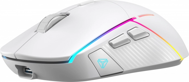 Vezeték nélküli Samurai gamer egér kettős csatlakozással és RGB-vel