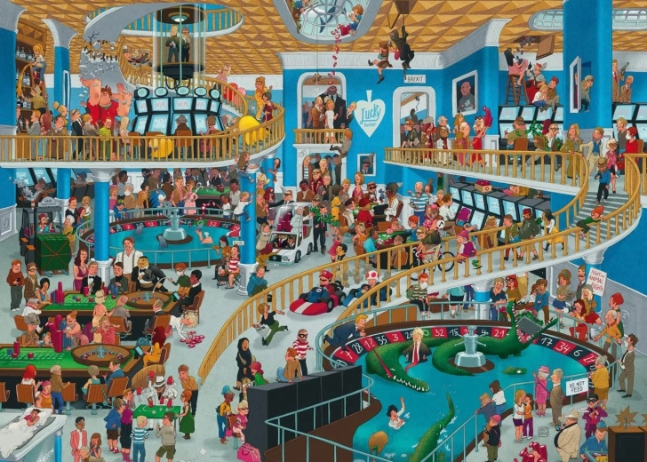 Puzzle Casinò Chaotické 1000 Pezzi