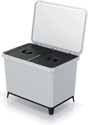 Kanta za razvrstavanje otpada Systema 2×23 l, pepeljasto siva