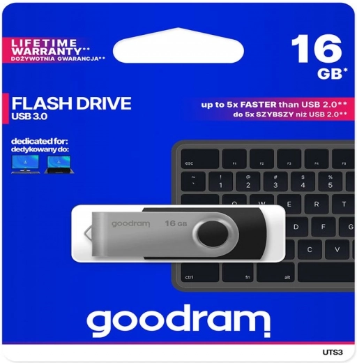 chiavetta USB GOODRAM TWISTER 16 GB USB 3.0 blu