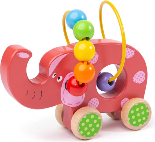 Wooden Motor Skills Elephant Maze by Bigjigs