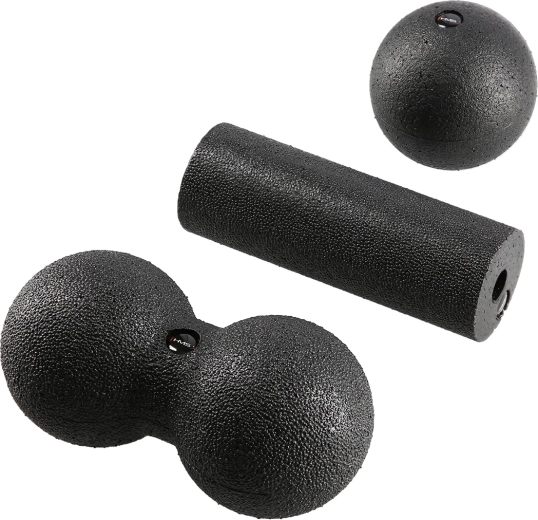 HMS Massage Ball and Roller Set for Myofascial Release