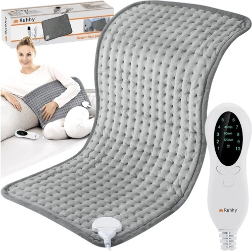 RUHHY Electric Heating Pad 60 × 30 cm with Timer