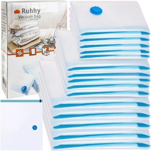 Set di 15 sacchetti per conservazione sottovuoto