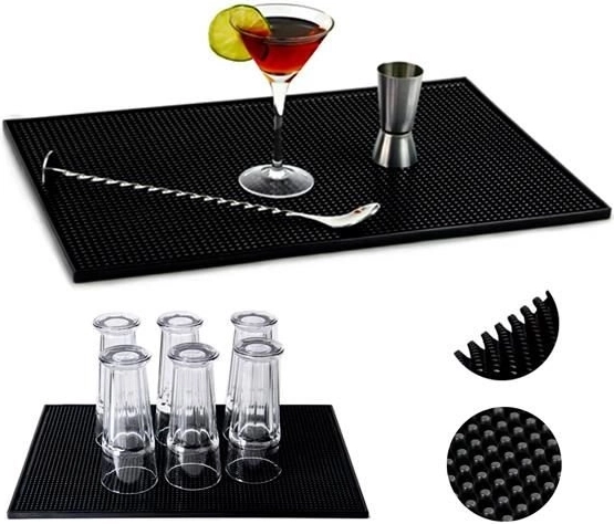 Rubber drying and bar mat for dishes 45 × 30 cm