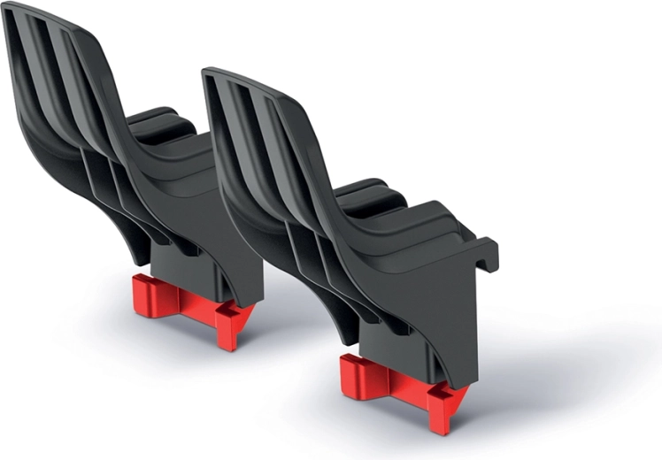 Set di 2 ganci multifunzione CLIP CORD - nero