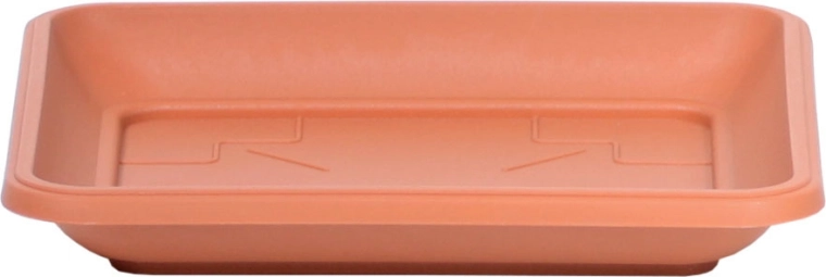 Square saucer for flower pot 17 × 17 cm