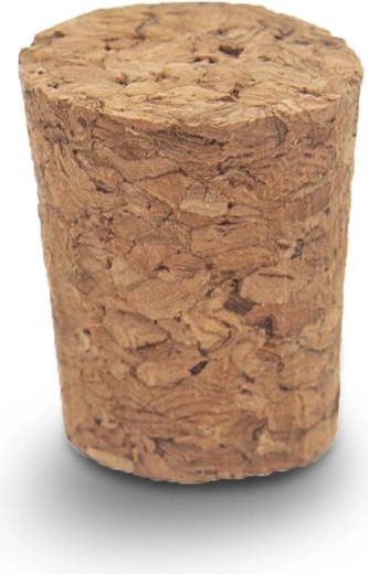 Bouchon conique en liège naturel – 10 pcs