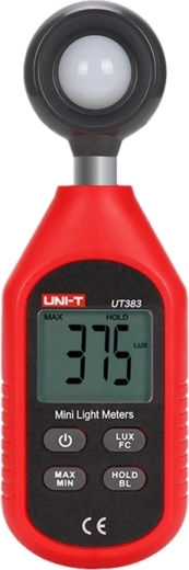 Světloměr uni-t ut383 digitální luxmetr