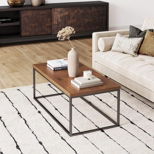 Loft look with a wood-effect finish